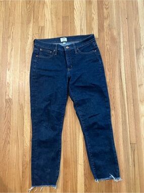 J. Crew Women's Boyfriend Jeans in Dark Indigo Blue